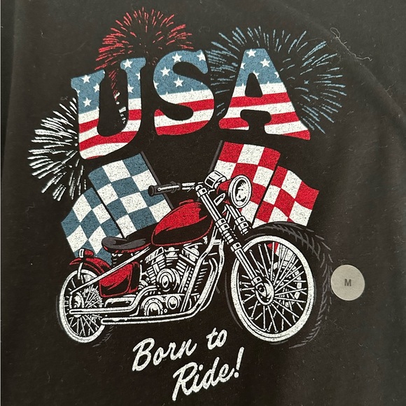 USA shirt born to ride - Picture 2 of 3